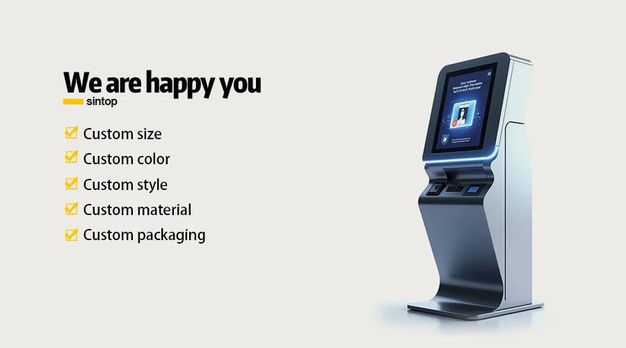 Self-service Ticketing Interactive Kiosk Display Self-service Ticketing Interactive Kiosk Display