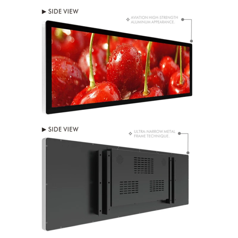 28 Inch LCD Bar Display Double Face Screen Manufacturer 28 Inch LCD Bar Display Double Face Screen Manufacturer